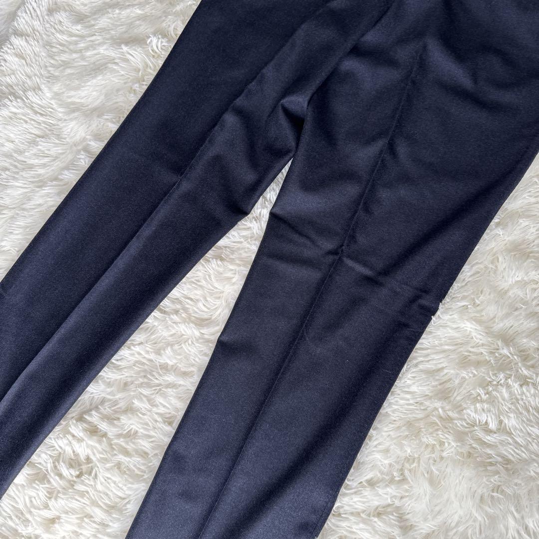 新品未使用⭐️ユニバーサルランゲージ　カノニコ　スラックス ネイビー L 82cm