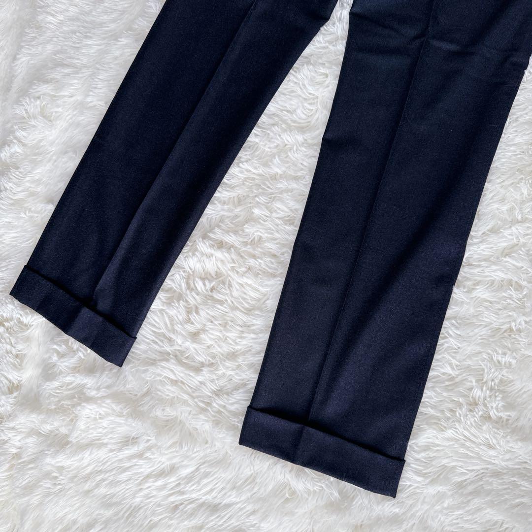 新品未使用⭐️ユニバーサルランゲージ　カノニコ　スラックス ネイビー L 82cm