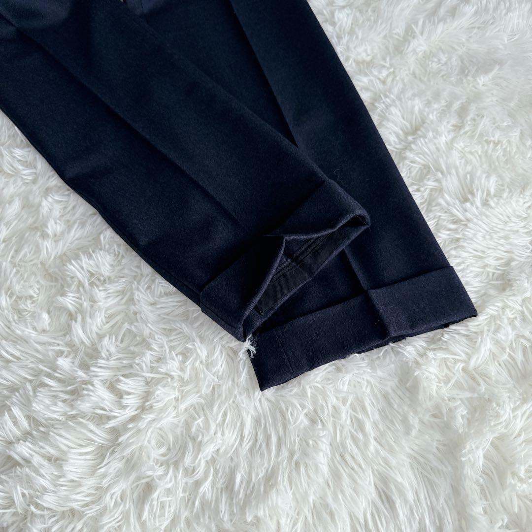 新品未使用⭐️ユニバーサルランゲージ　カノニコ　スラックス ネイビー L 82cm