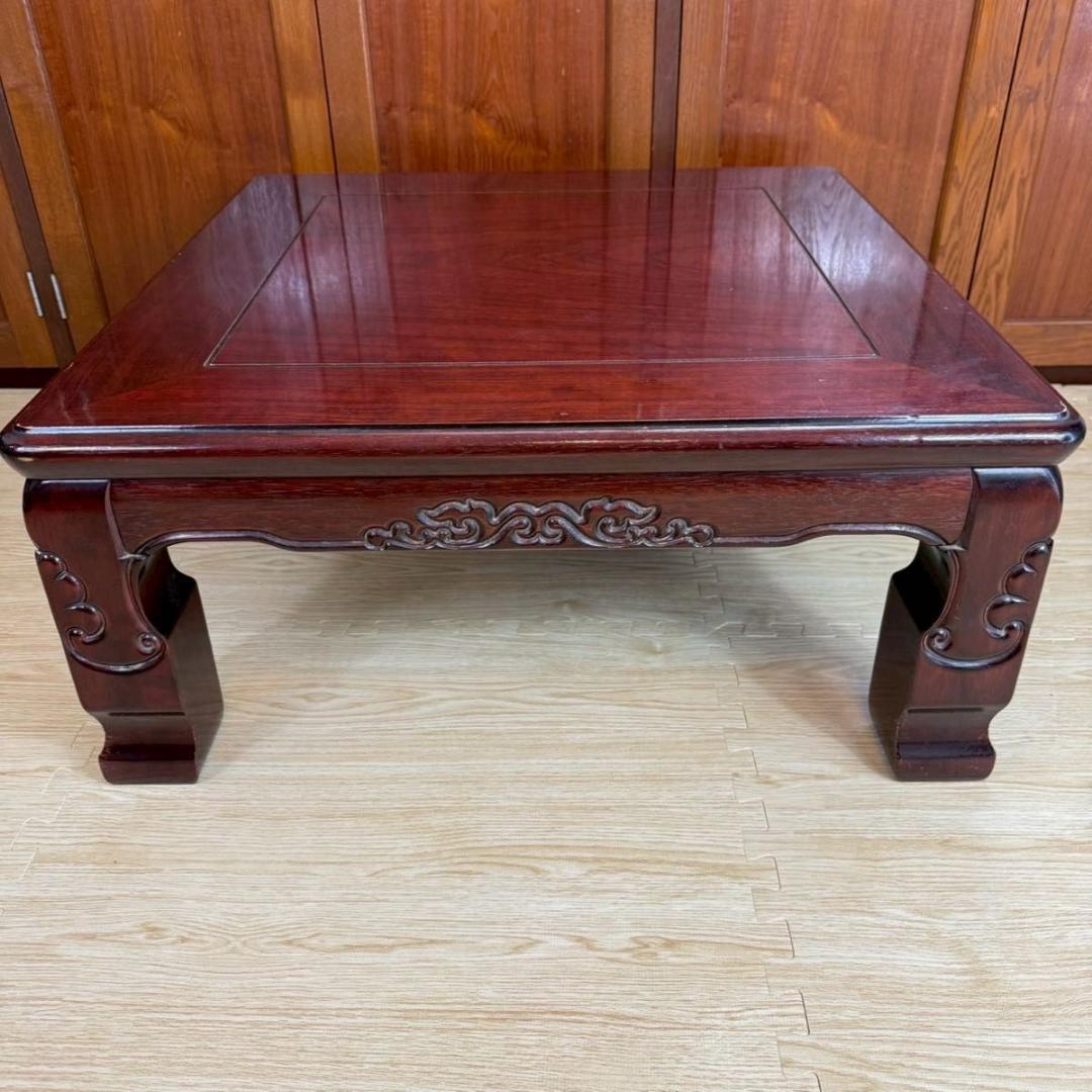 『昭和レトロ』木村研磨　折り畳みテーブル　ちゃぶ台　アンティーク ローテーブル