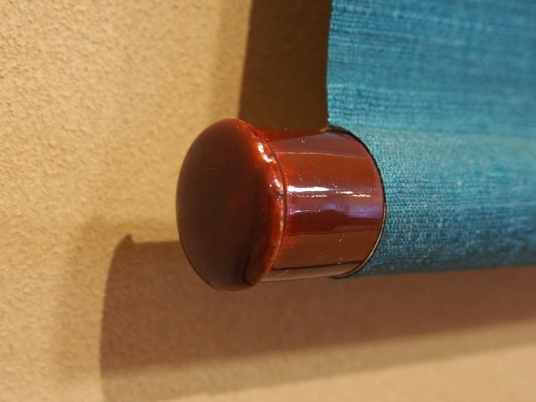 村瀬雙石自筆『菖蒲絵』掛軸（時代箱・二重箱）