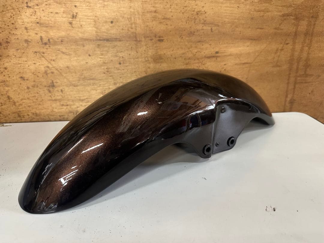 カワサキ　ゼファー400 フロントフェンダー　火の玉カラー