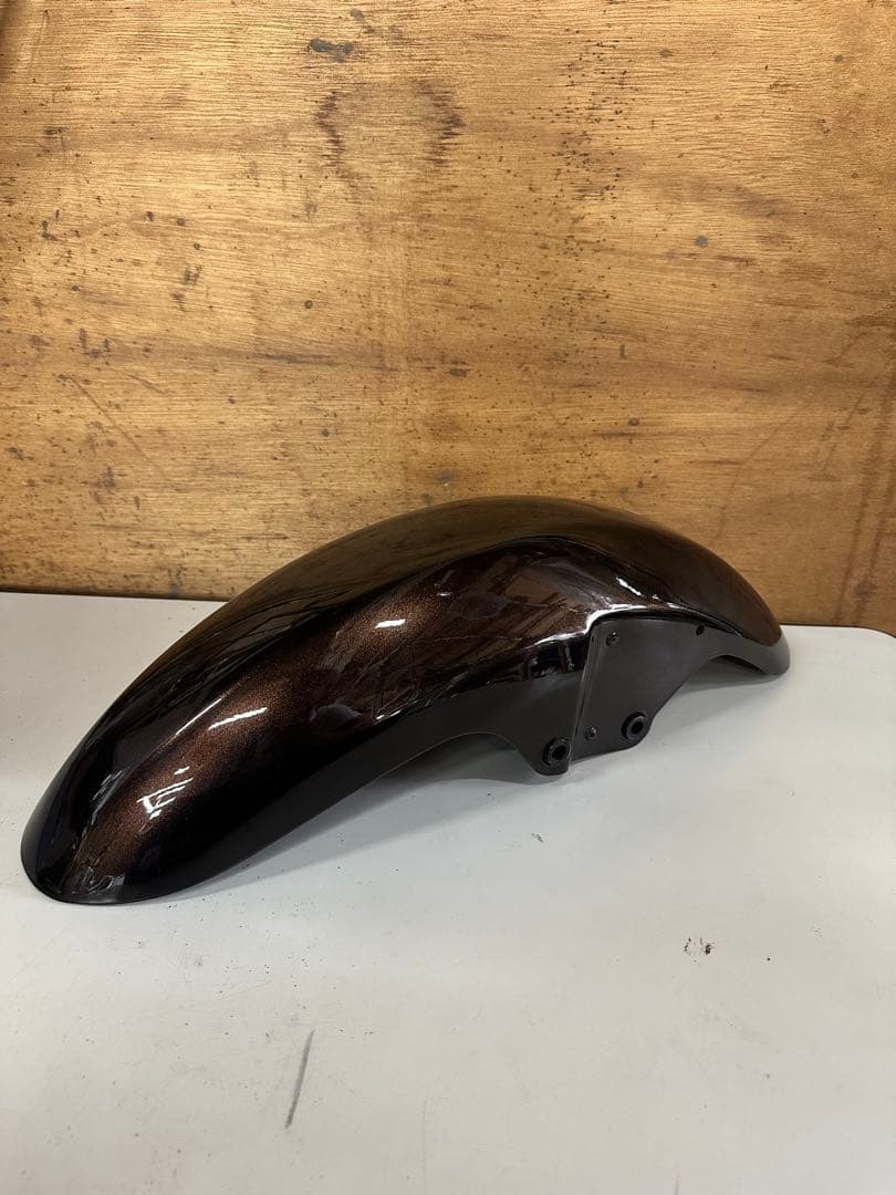 カワサキ　ゼファー400 フロントフェンダー　火の玉カラー