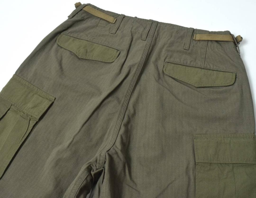 未使用3.4万 ナナミカ カーゴパンツ 0 レディース カーキ SUCS303