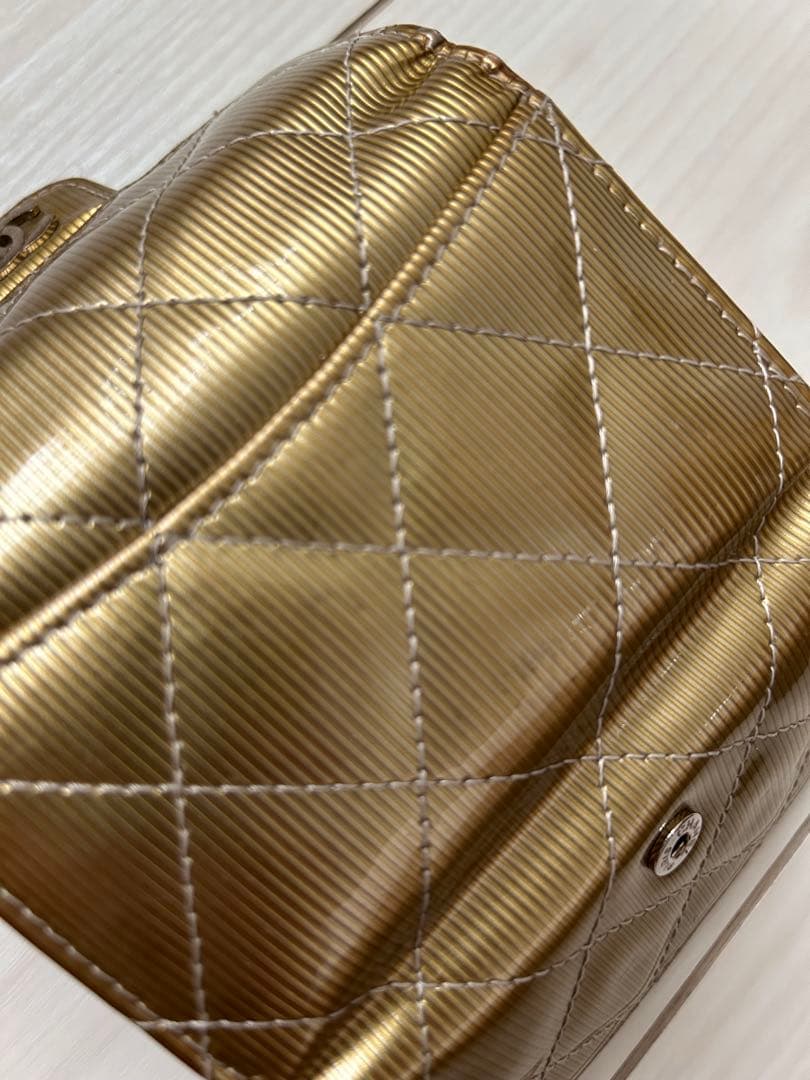 CHANEL 6連キーケース シャンパンゴールド