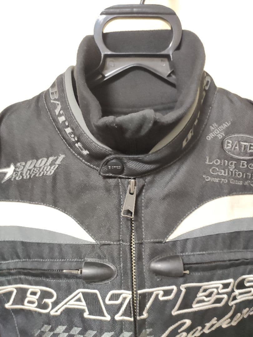 【シーク】BATES オールシーズンジャケット 黒✕アイボリー Lサイズ