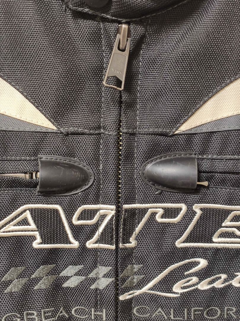 【シーク】BATES オールシーズンジャケット 黒✕アイボリー Lサイズ