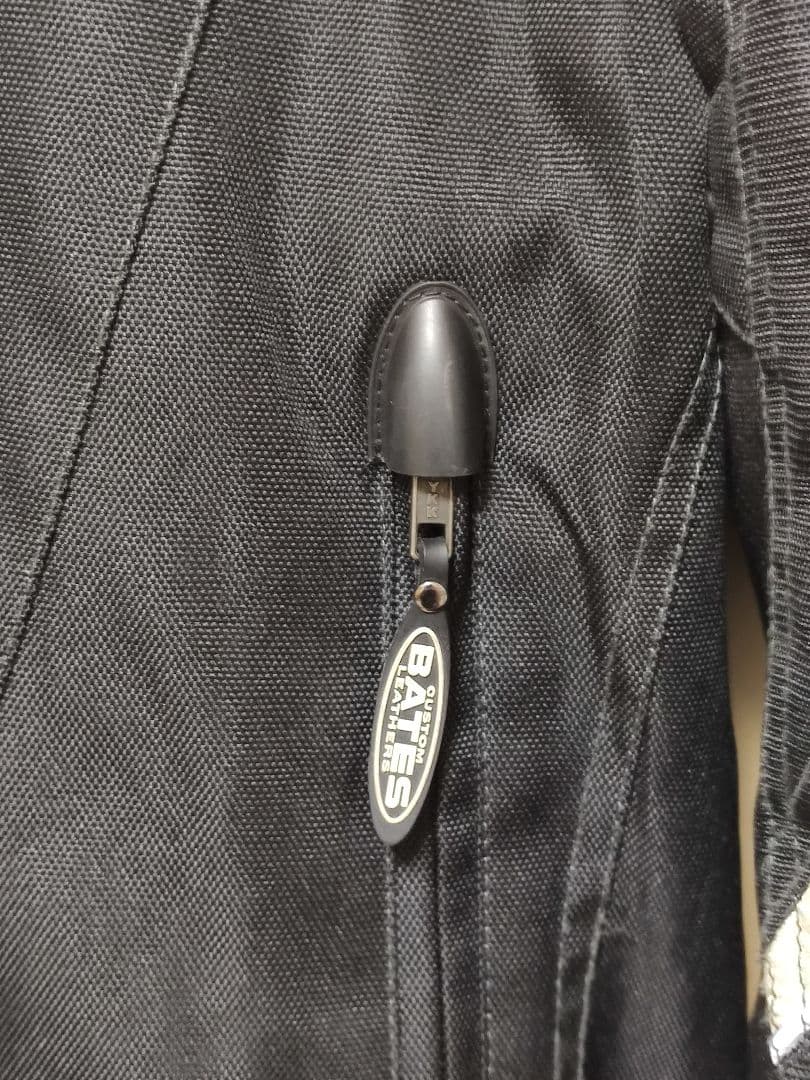 【シーク】BATES オールシーズンジャケット 黒✕アイボリー Lサイズ