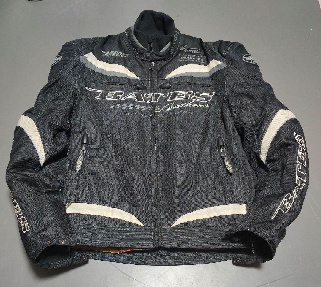 【シーク】BATES オールシーズンジャケット 黒✕アイボリー Lサイズ