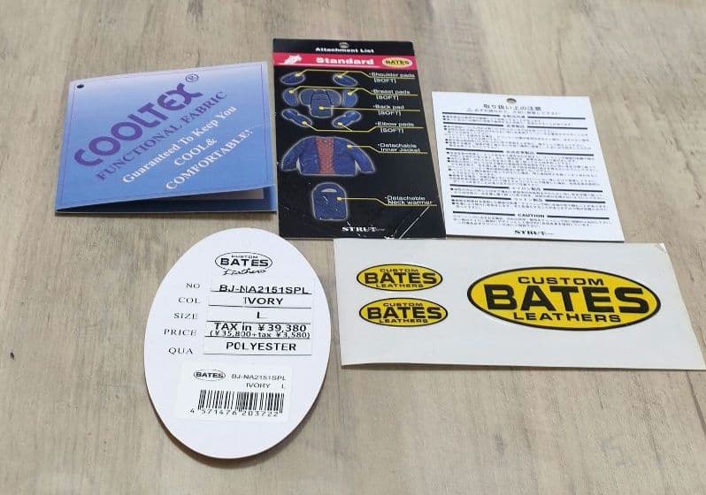 【シーク】BATES オールシーズンジャケット 黒✕アイボリー Lサイズ