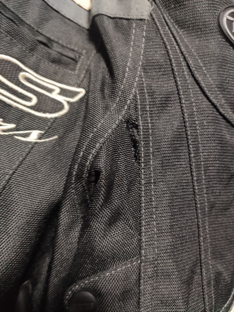 【シーク】BATES オールシーズンジャケット 黒✕アイボリー Lサイズ