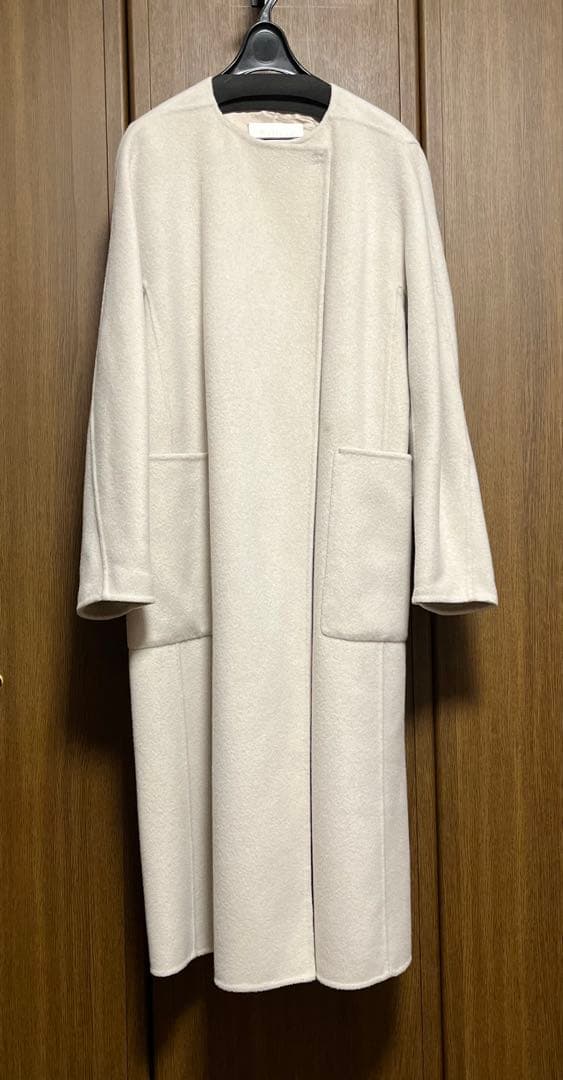 【Ballsey】プレミアムウールリバー ノーカラーコート 36 ¥74,800