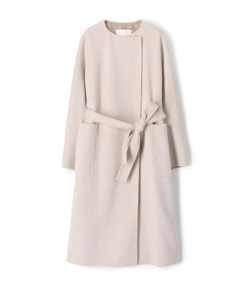 【Ballsey】プレミアムウールリバー ノーカラーコート 36 ¥74,800