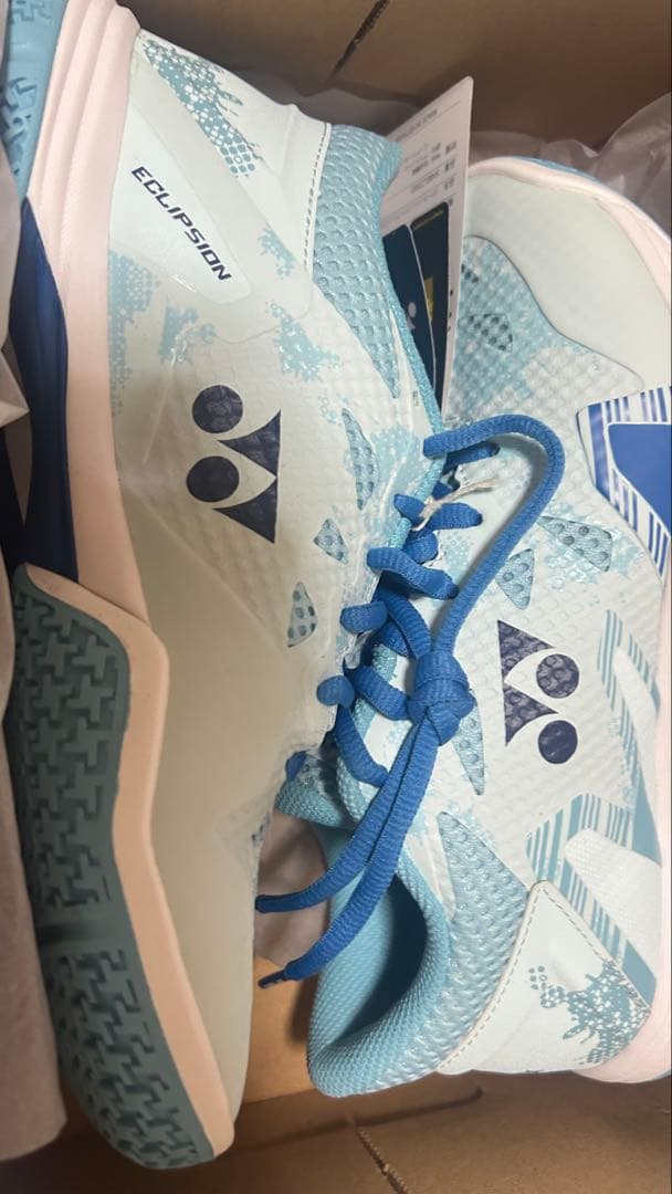 ヨネックス ECLIPSION バドミントンシューズ ライトブルー23.5cm