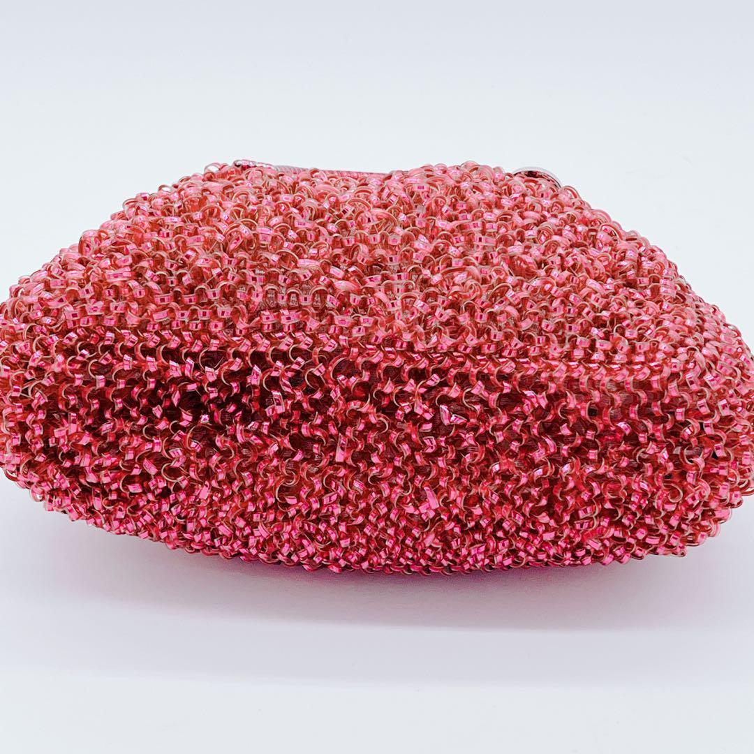 アンテプリマ 2way カルツォーネ ワイヤーバッグ ショルダー紐、保存袋付き