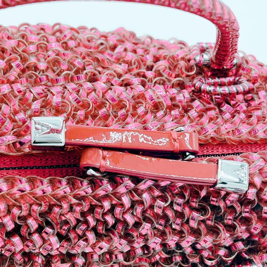 アンテプリマ 2way カルツォーネ ワイヤーバッグ ショルダー紐、保存袋付き