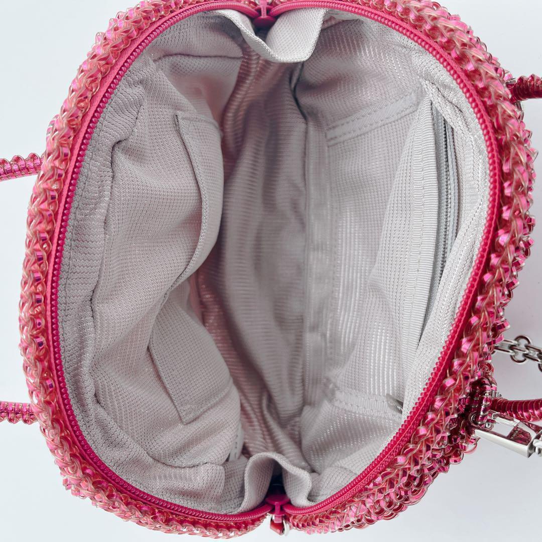 アンテプリマ 2way カルツォーネ ワイヤーバッグ ショルダー紐、保存袋付き