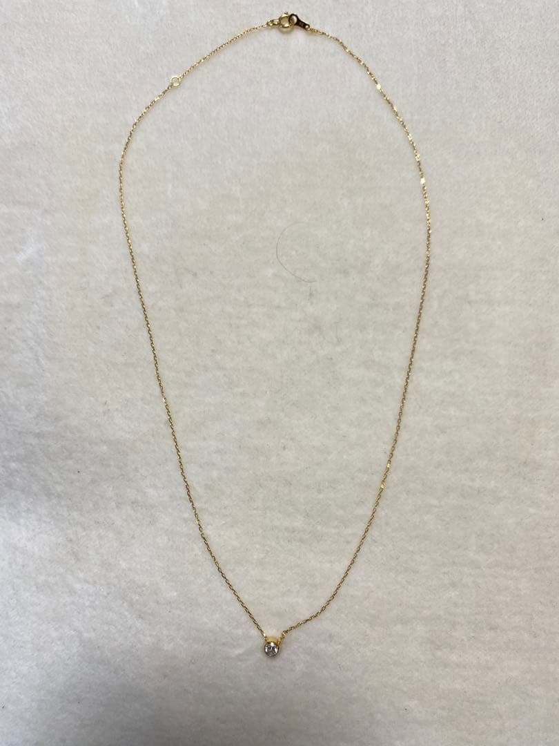 ete ダイヤモンドペンダントネックレス 42cm