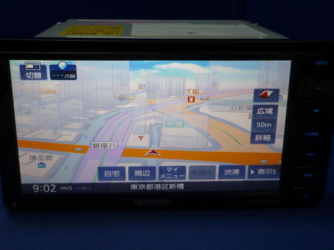 けん　　　　最新地図2025年春★MDV-D405BTWカーナビ本体セット