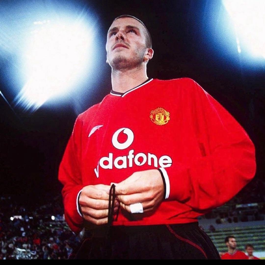 マンチェスターユナイテッド 00-02 ホーム 長袖ユニフォーム ベッカム