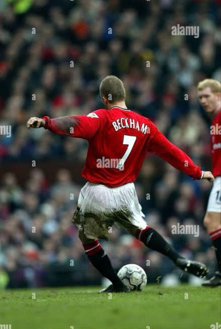 マンチェスターユナイテッド 00-02 ホーム 長袖ユニフォーム ベッカム