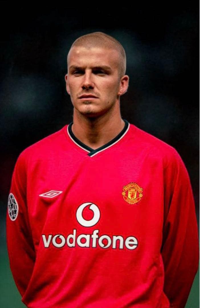 マンチェスターユナイテッド 00-02 ホーム 長袖ユニフォーム ベッカム