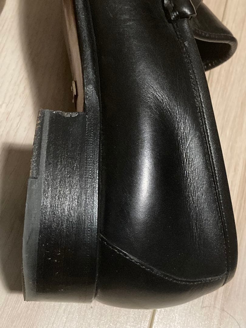 美品 GUCCI / ビットローファー 黒銀 42 1/2 E 27.5