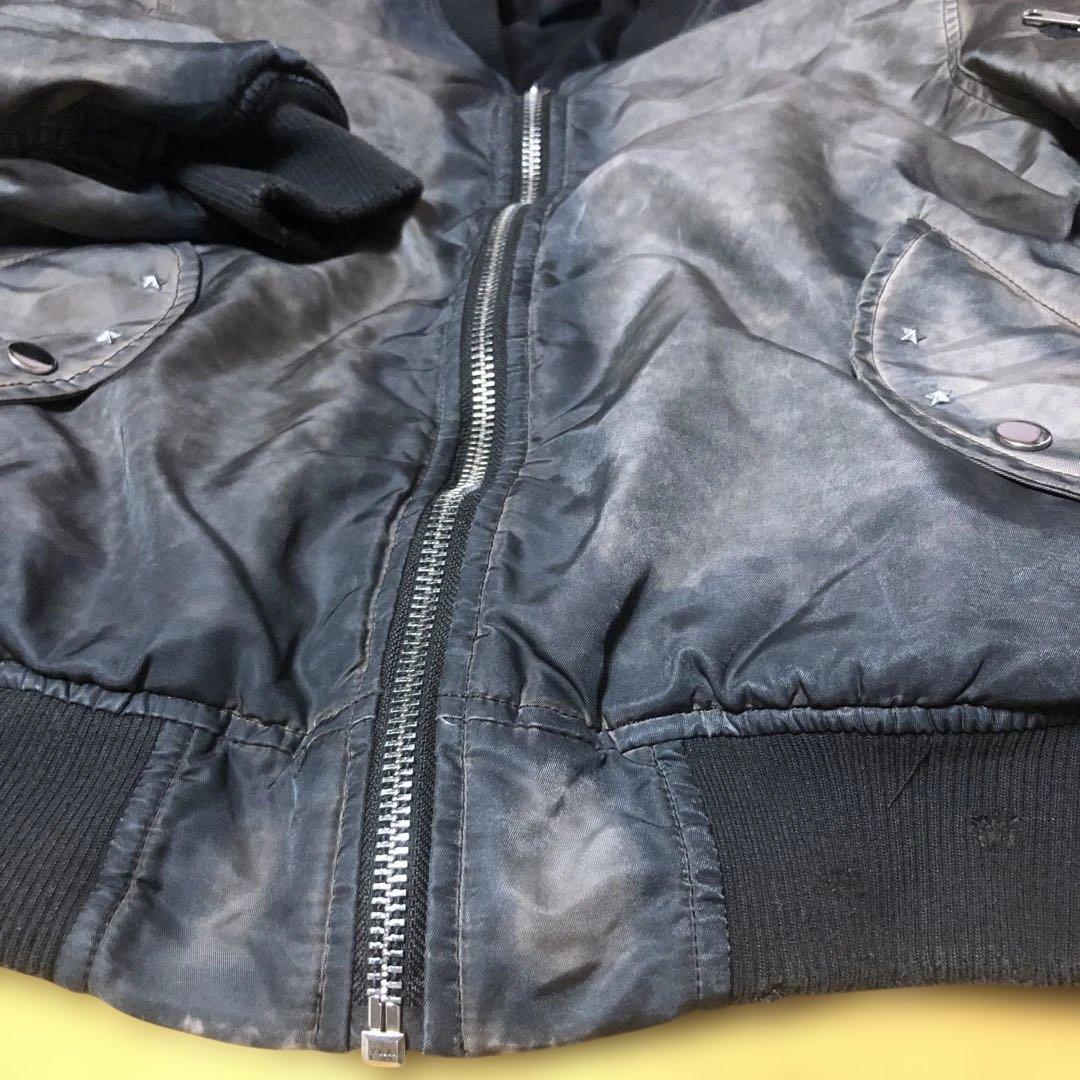 ジャケット・アウター BELVET Faded MA-1 Bomber Jacket