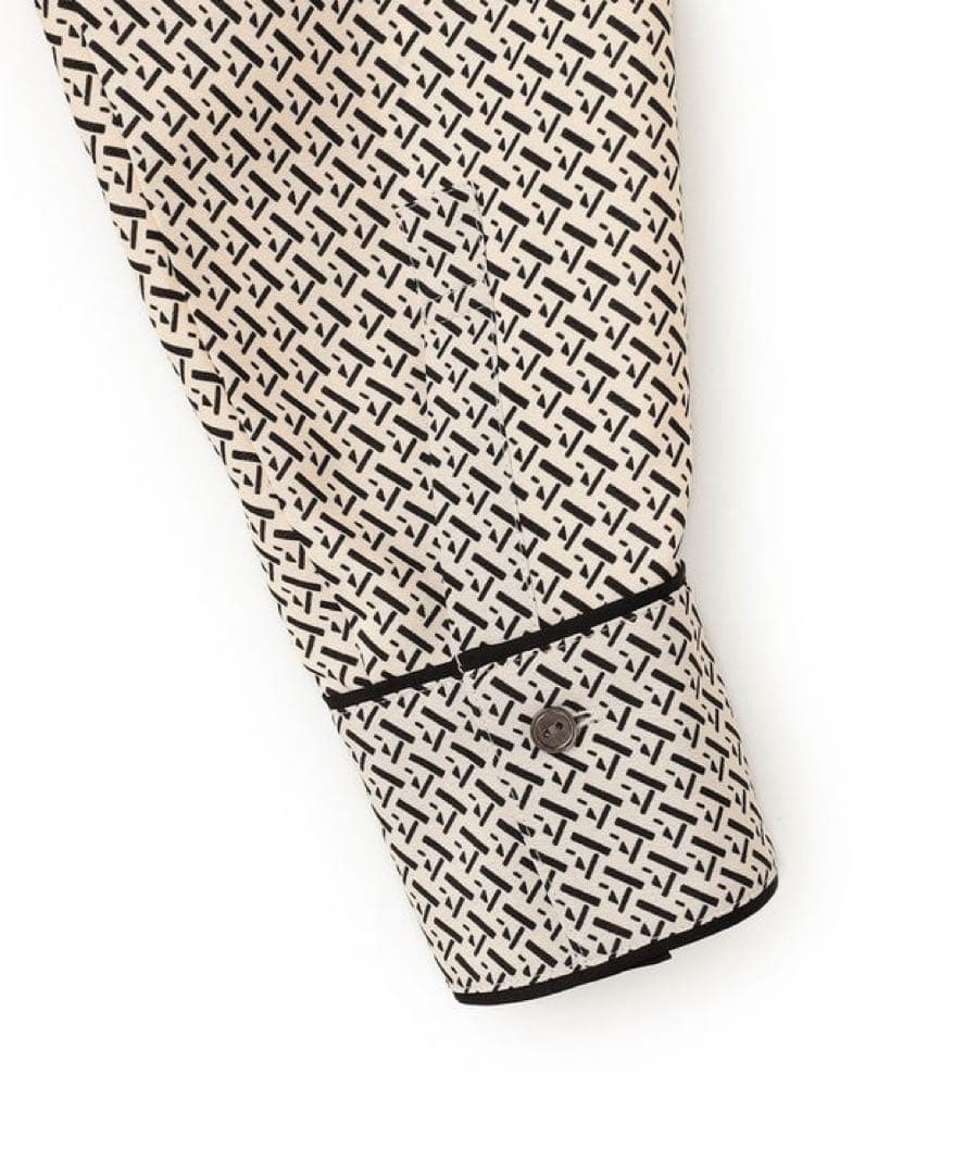 極美品 23区 【洗える】ジオメトリックパネルプリント ワンピース 3XL