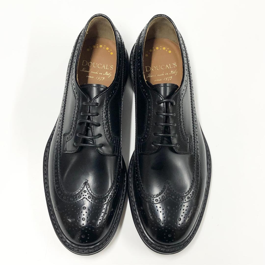 ○★訳有り新品未使用　DOUCAL'S　ウイングチップドレスシューズ　27cm