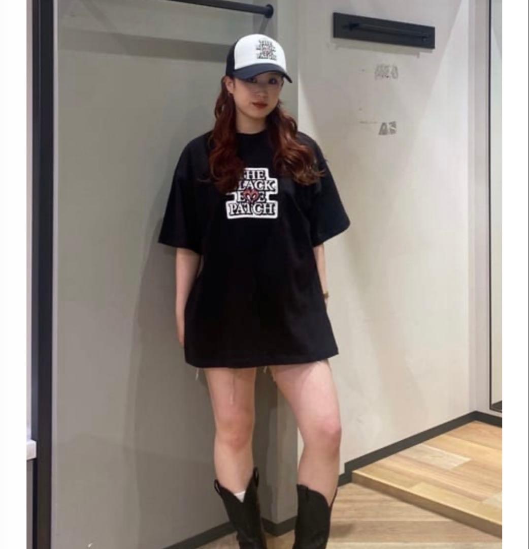 MOUSSY×BlackEyePatch BEP OG ラインストーン TEE黒