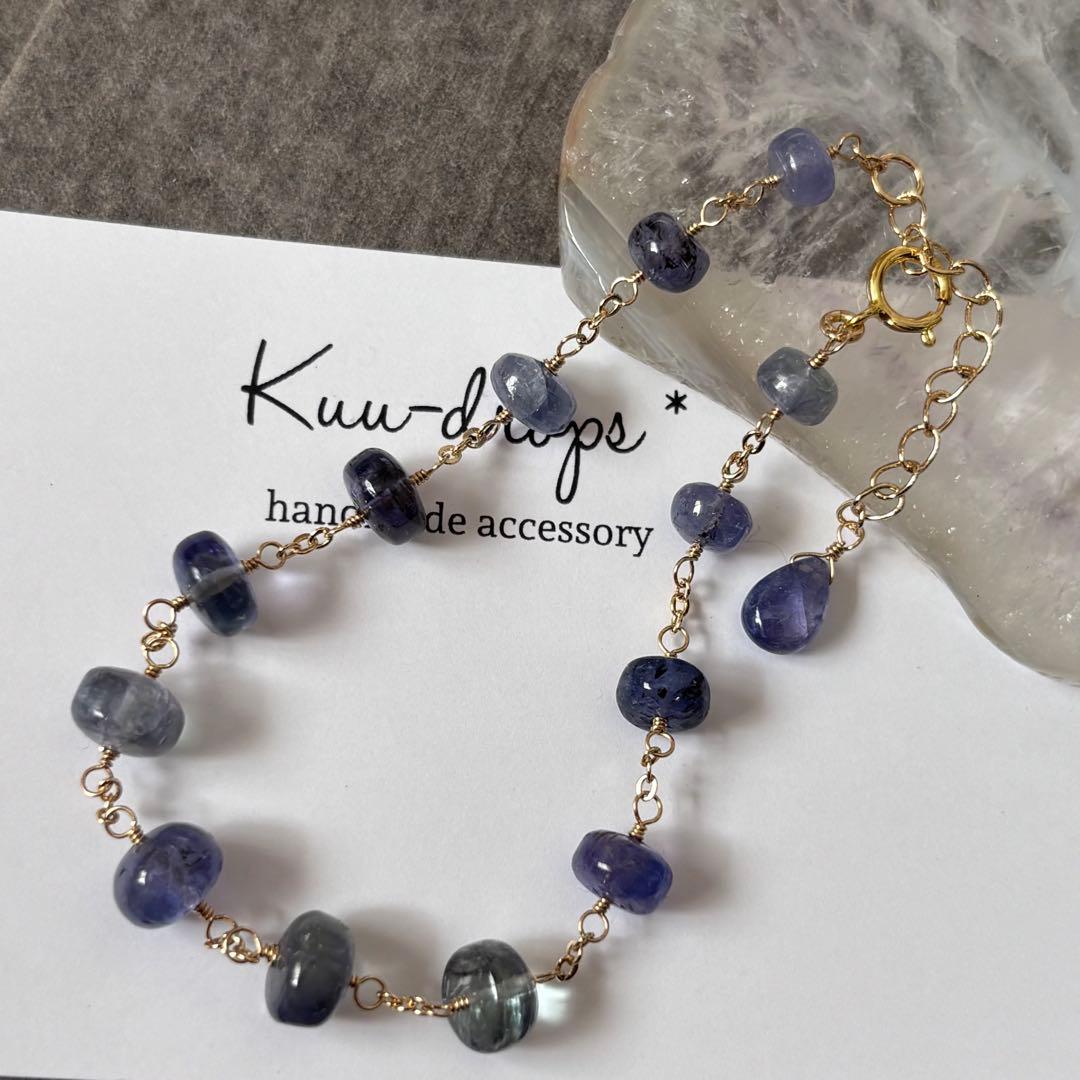 【専用です】タンザナイト＆アコヤ真珠✴︎14kgfブレスレットB176（再販）・他