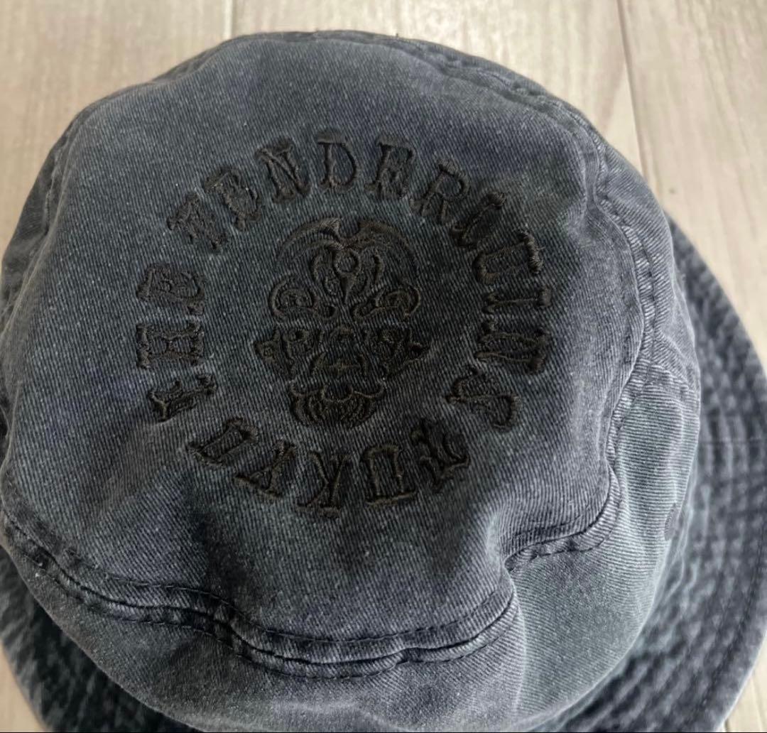 テンダーロイン ボルネオ　バケットハット　ブラックデニム