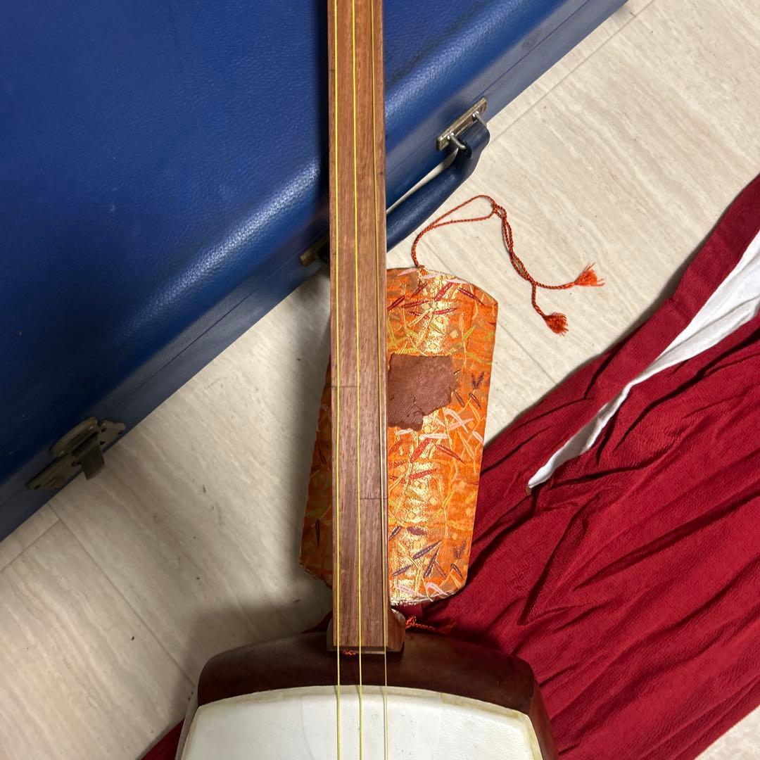 現状品！三味線 本体　ハードケース付き