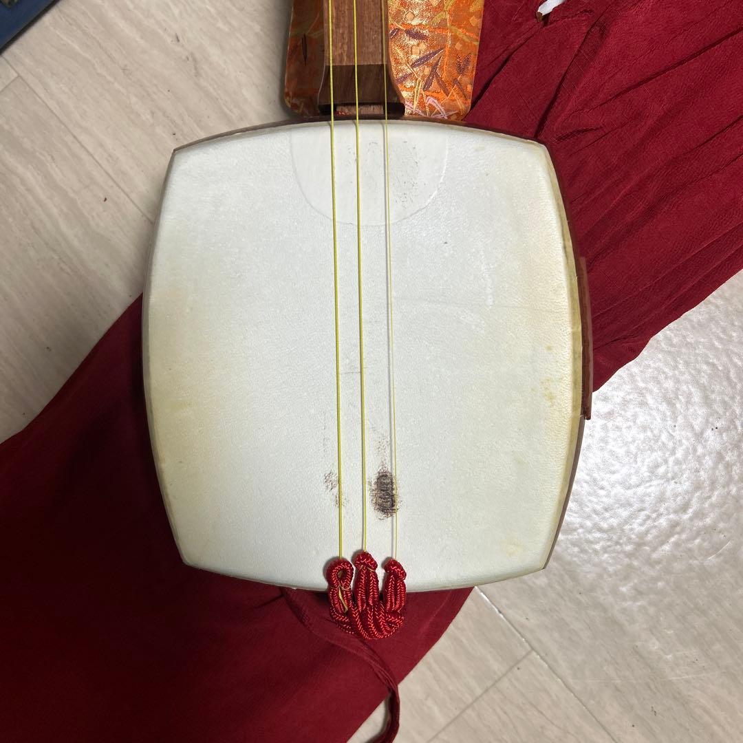 現状品！三味線 本体　ハードケース付き