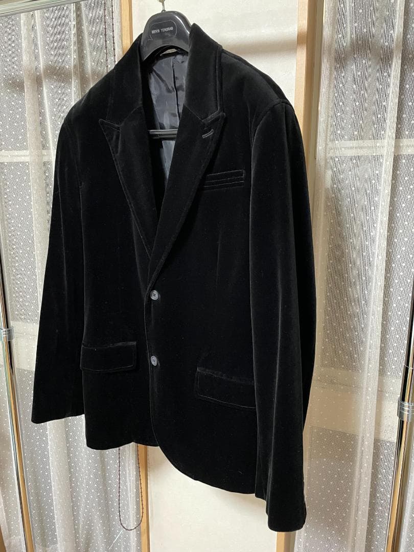 オールド　ＧＡＰ　ギャップのベルベットジャケット　黒　ＸＬ