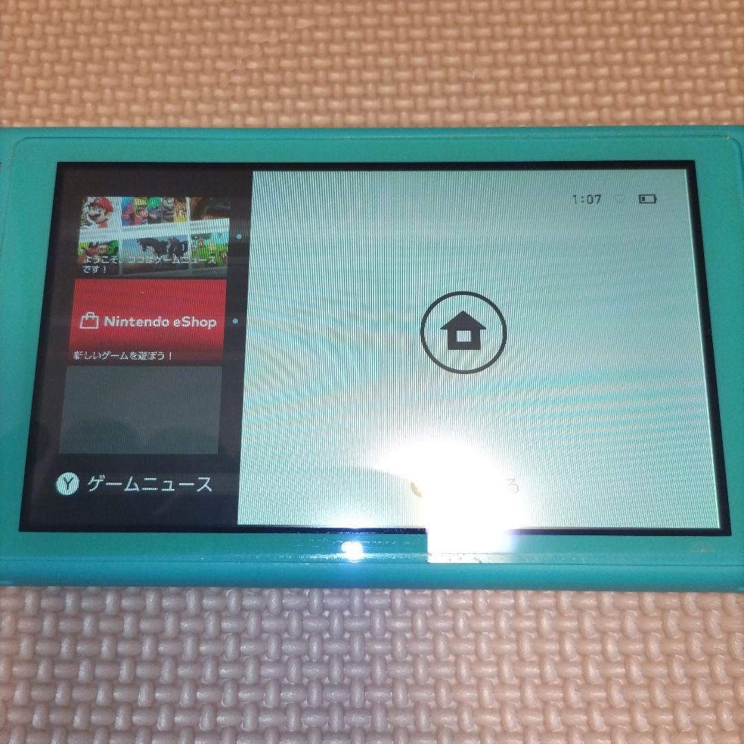 Nintendo Switch Lite ターコイズ 液晶画面要確認