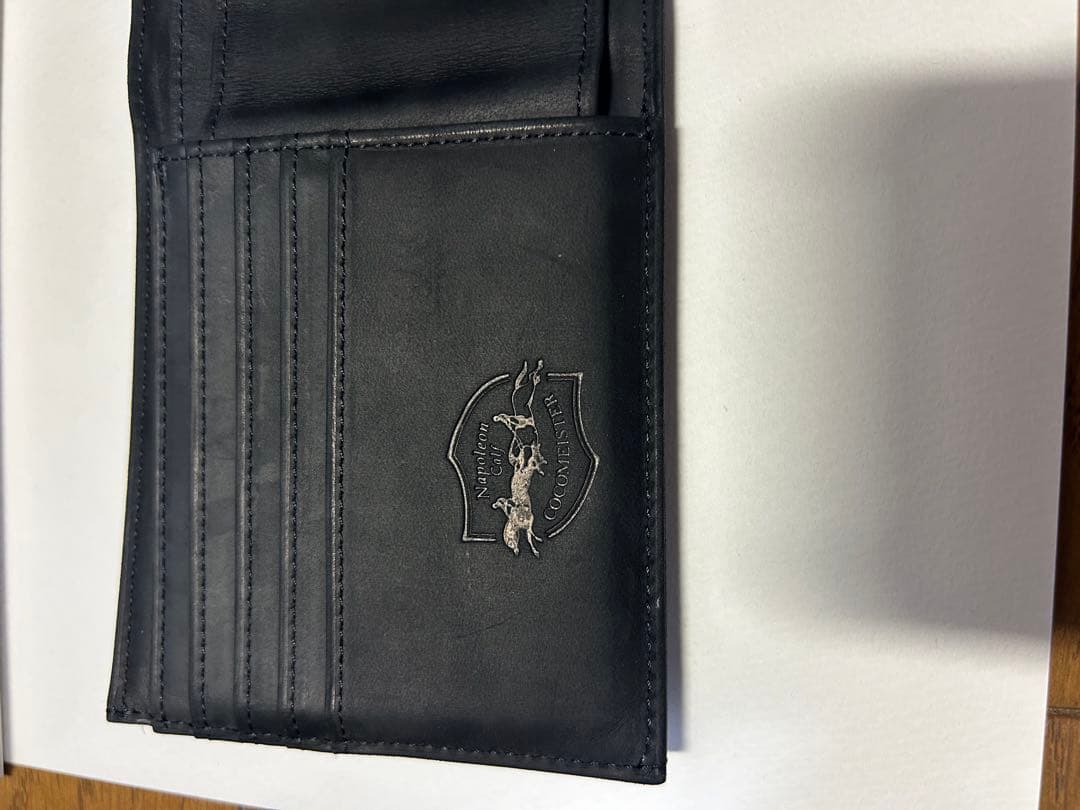 COCOMIESTER ナポレオンカーフ　ボナパルトパース(ワイルドブラック)