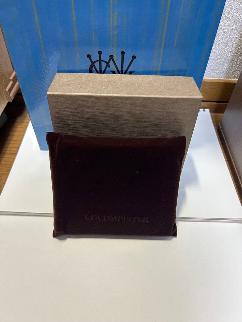 COCOMIESTER ナポレオンカーフ　ボナパルトパース(ワイルドブラック)