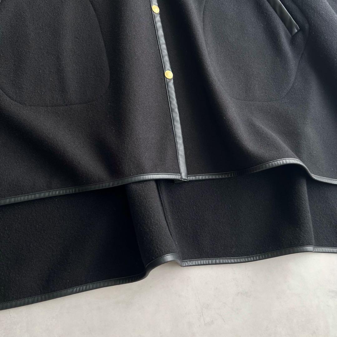 トラディショナルウェザーウェア　ポンチョ　ウール　W-FACE JERSEY