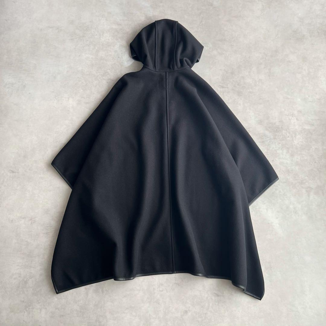 トラディショナルウェザーウェア　ポンチョ　ウール　W-FACE JERSEY