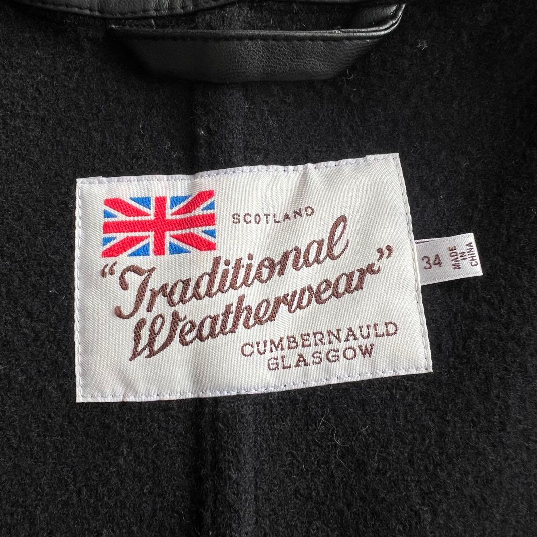 トラディショナルウェザーウェア　ポンチョ　ウール　W-FACE JERSEY