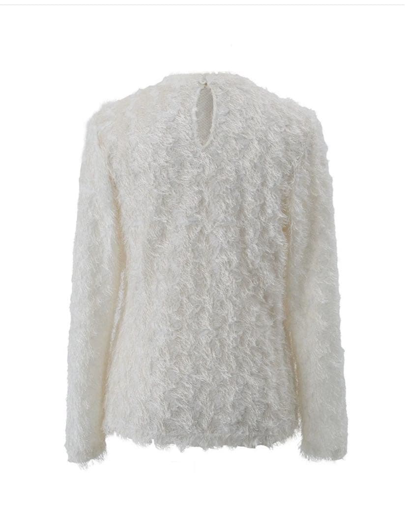 Cygne シーニュ　ファンシートップス Sara ホワイト　1