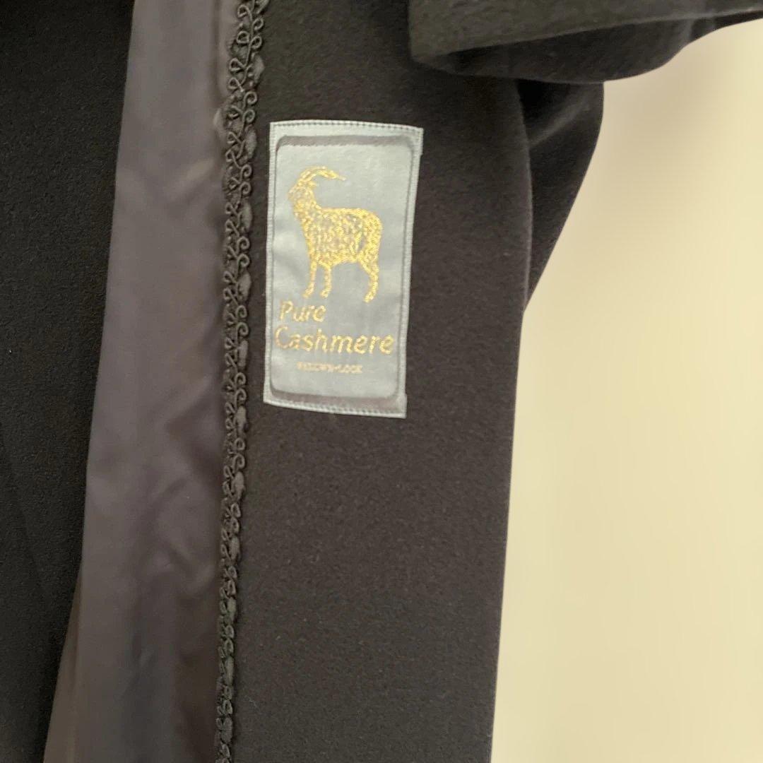 chalet blanc ブラック カシミヤ ロングコート 黒 冠婚葬祭 通勤