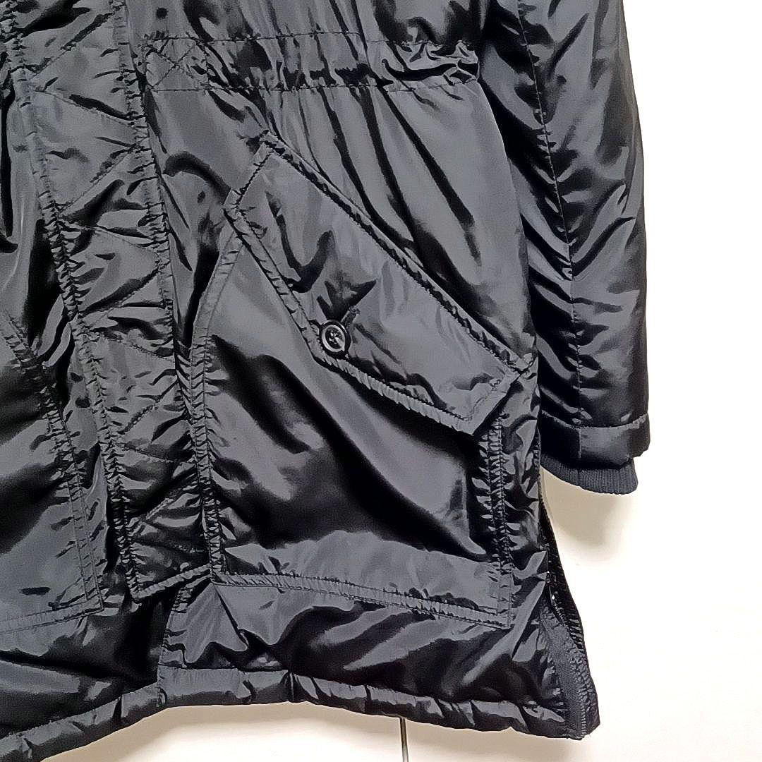美品★DIESEL　ディーゼル　N-2B　N-3B　中綿　ミリタリー コート　黒