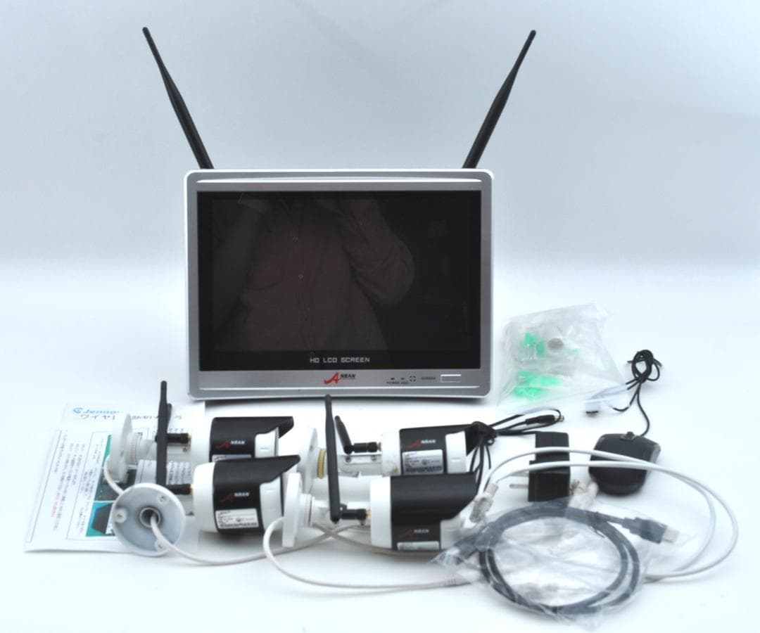ANRAN ワイヤレス監視カメラシステム HD LCD TA2534