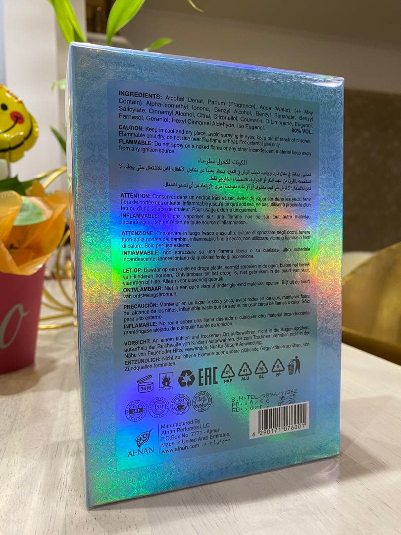 香水(男性用) Afnan Turathi Electric