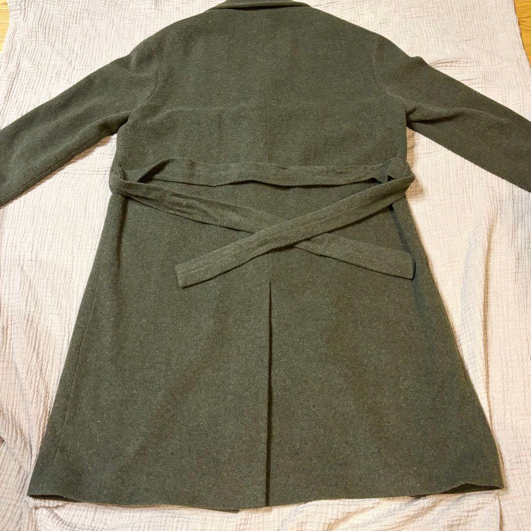 Hevo ロング チェスターコート ダークグリーン Lサイズ相当