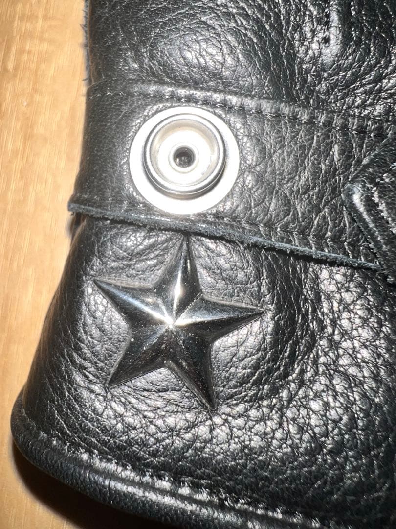 ショット　ワンスター　レザー ブラック グローブ Sサイズ　手袋　男女兼用