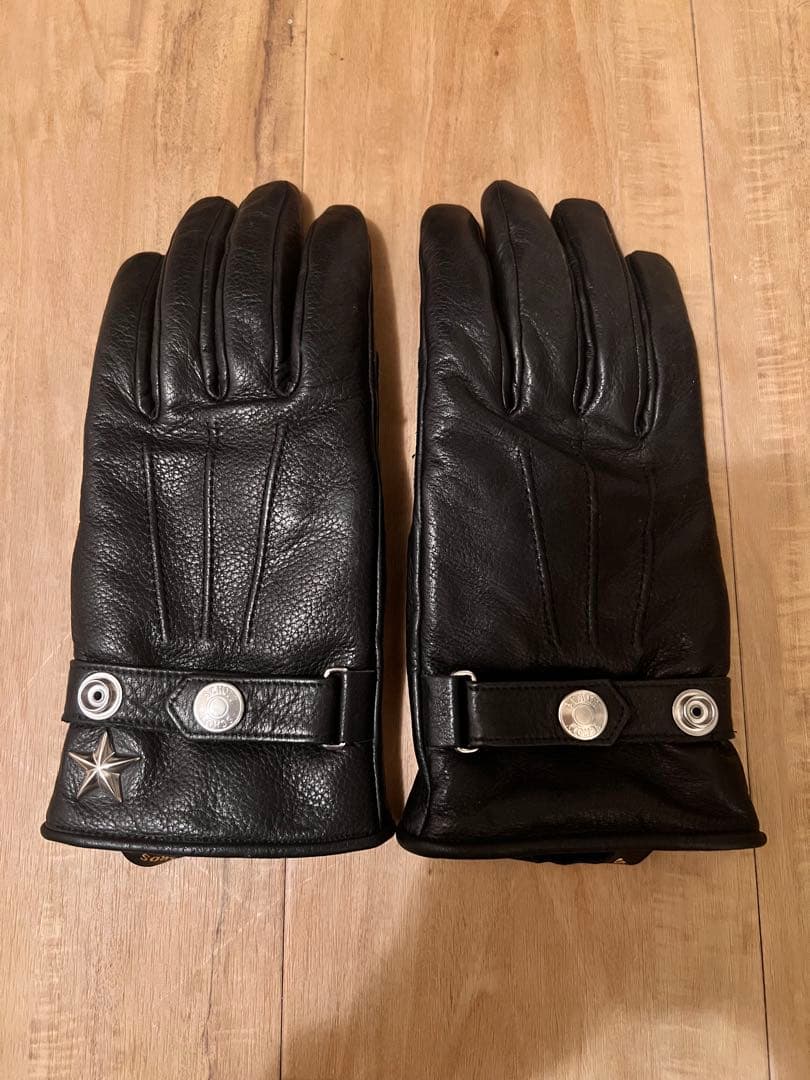 ショット　ワンスター　レザー ブラック グローブ Sサイズ　手袋　男女兼用